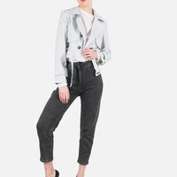 Cropped Trench Jacket