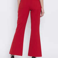 High waisted Red Pants
