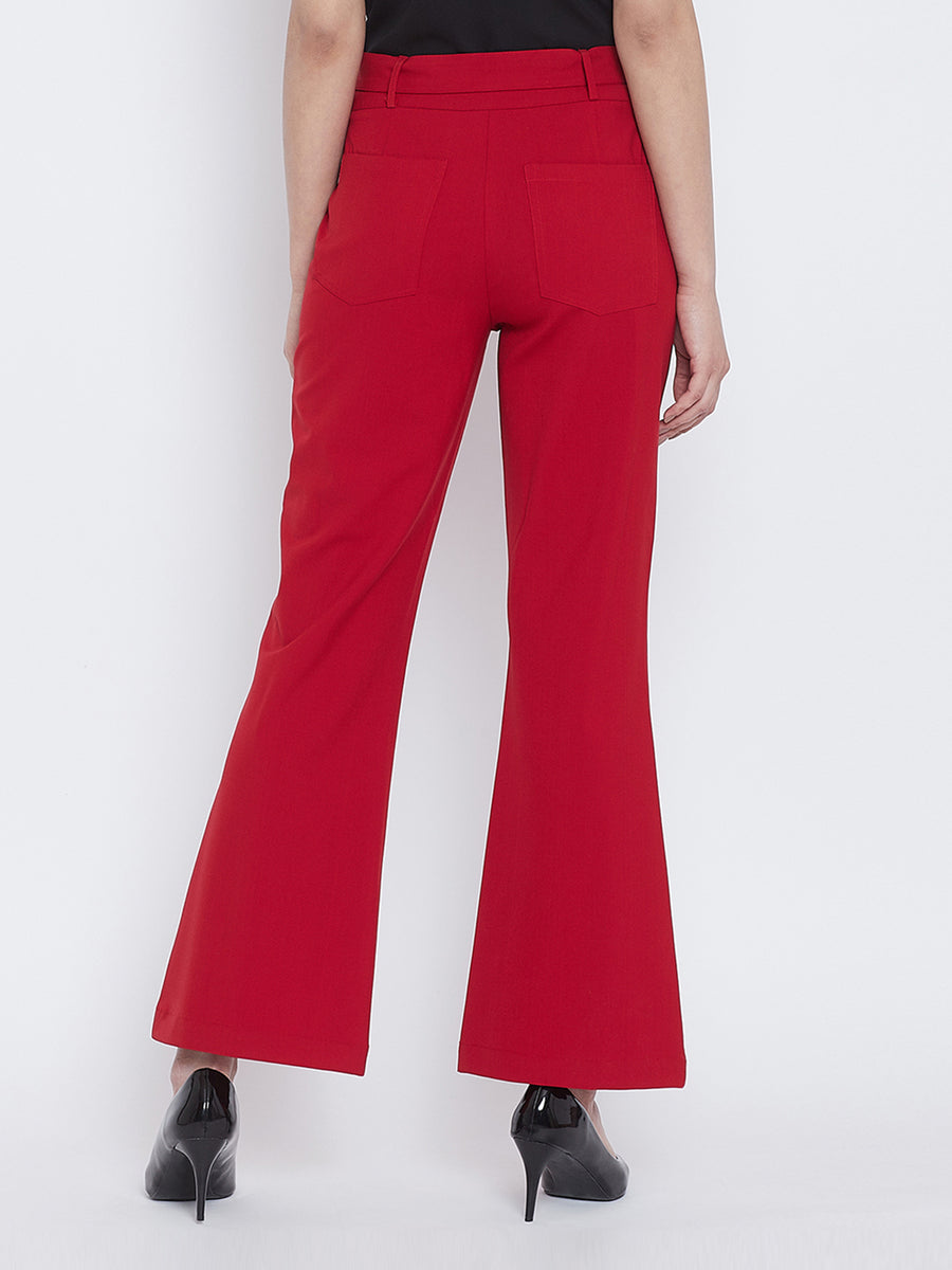High waisted Red Pants