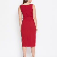 Dress with belt