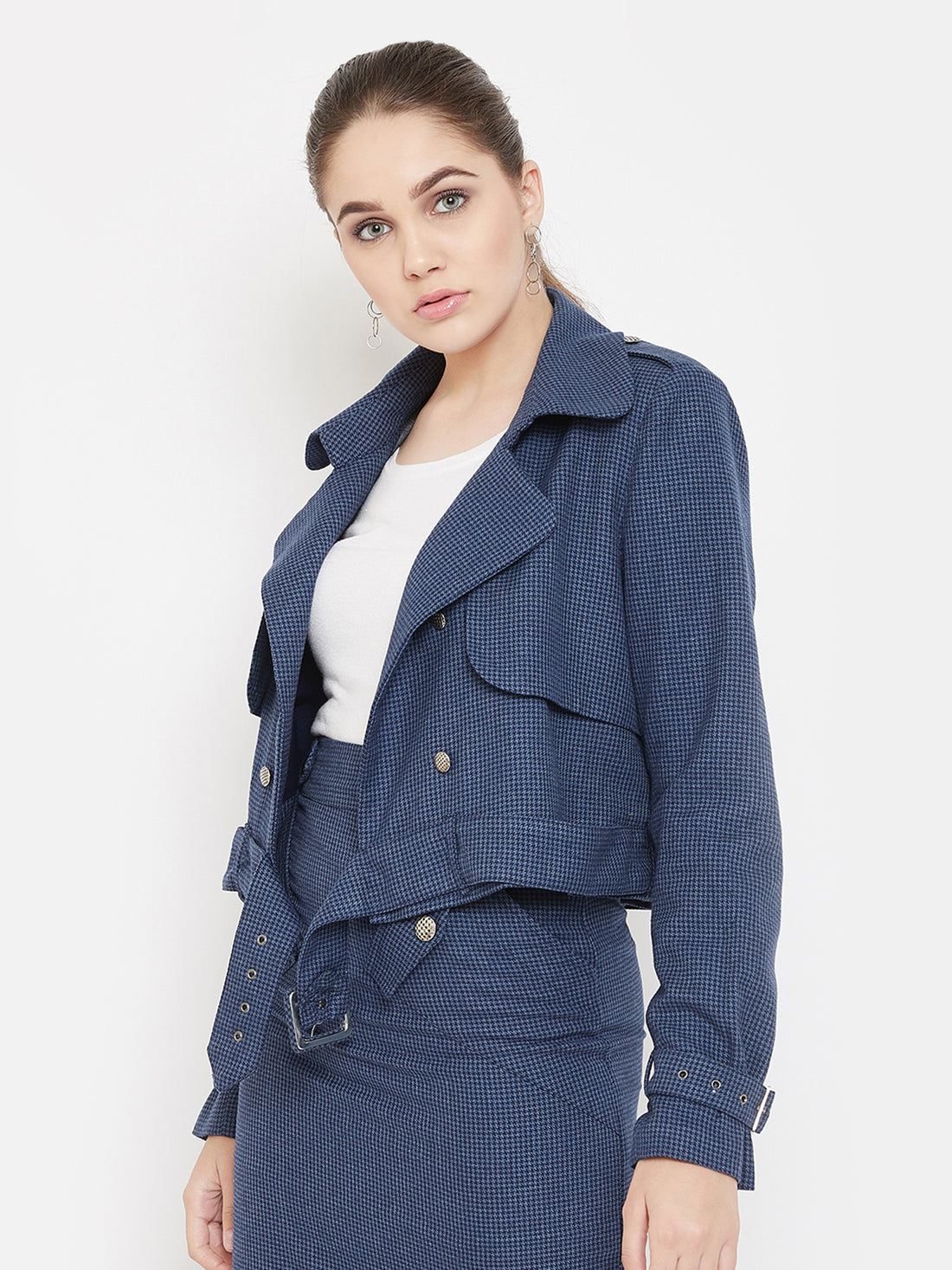Blue Trench Coat