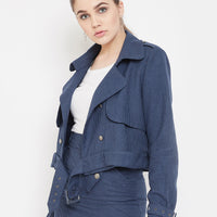 Blue Trench Coat