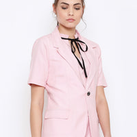 Half sleeves blazer