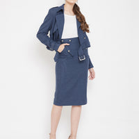 Cropped Trench Coat