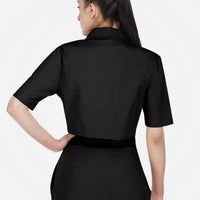 Cropped Blazer Top