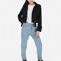 Cropped Trench Coat