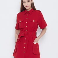 Red dress