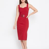 Sweetheart neck dress