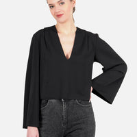 V-neck top