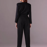 Lauren Ankle pants in Color Black