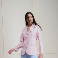 Pre-Order Pink Blazer with back knot detail